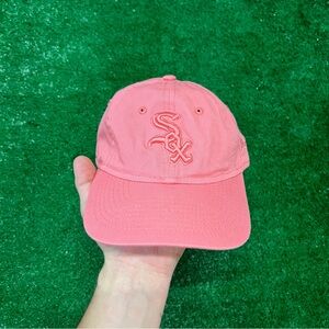 Pink Chicago white Sox’s Baseball Cap with Embroidered Logo
